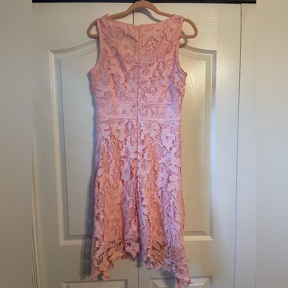Kimilily Dresses | Elegant Pink Lace Dress | Color: Pink | Size: M | Laboutiquechic1's Closet